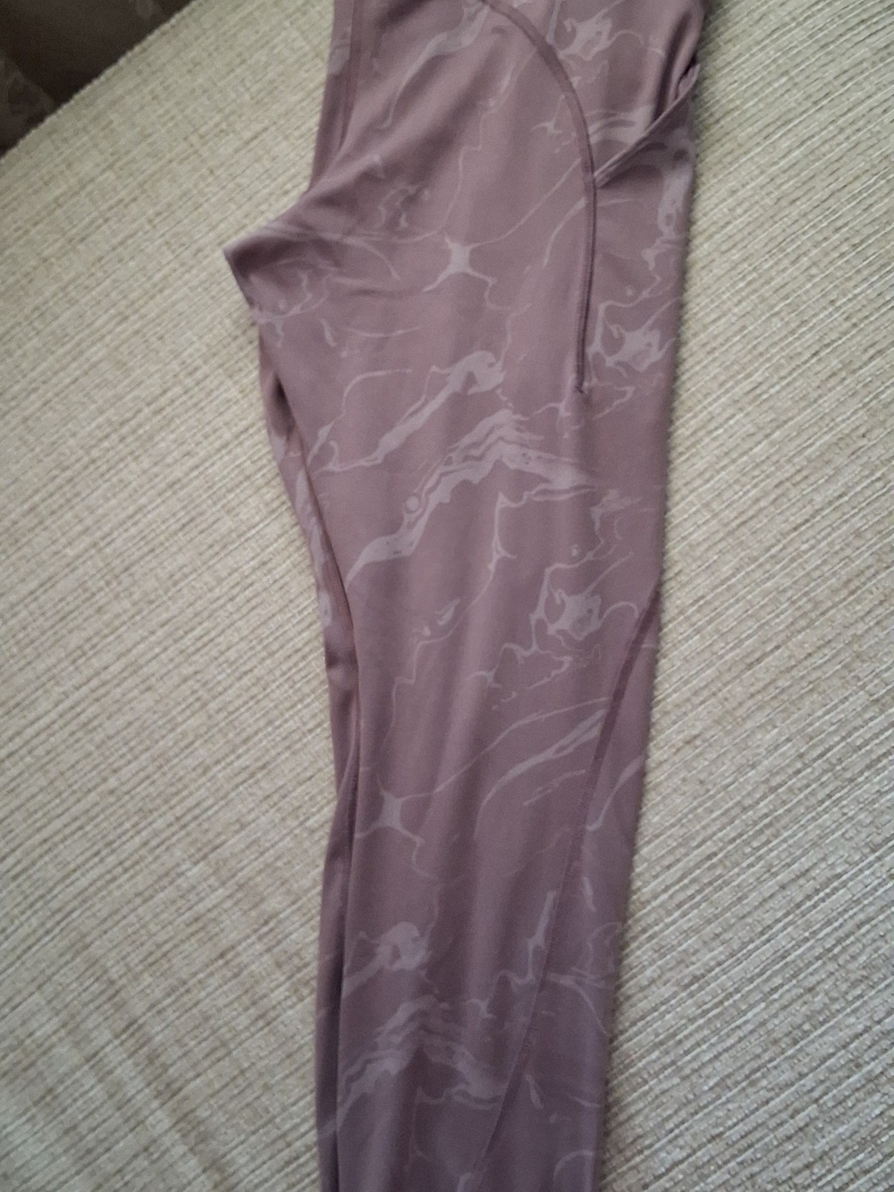 Women's Mauve All In Motion Leggings, Size XL
